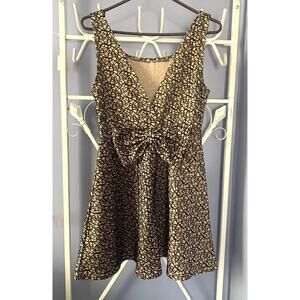 Spoiled Cocktail A line short Dress bow princess preppy party M